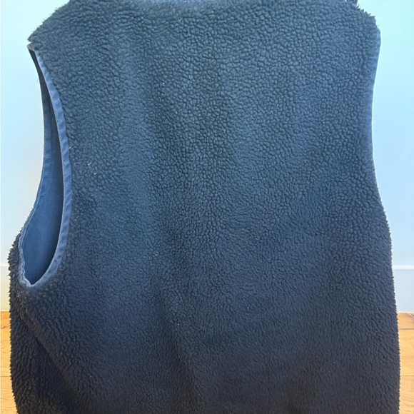 AllSaints Reversible Sherpa Fleece Vest (Sz XL) - Picture 2 of 4